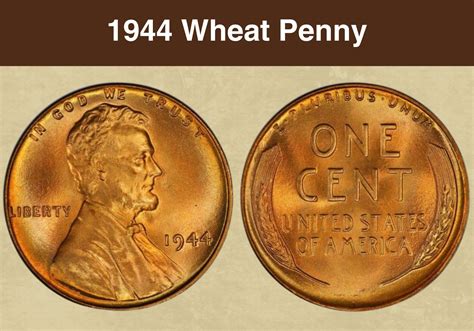 1944 s wheat penny value|More.